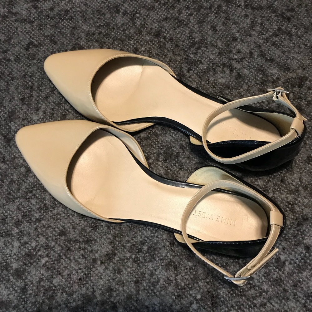 Nine West Ankle Strap Flats